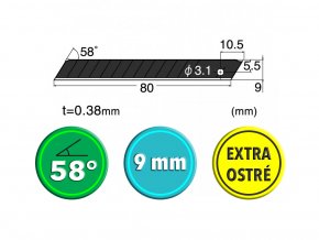 MALY 58 EXTRA OSTRY B