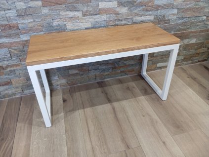 Lavice dub/kov 82cm