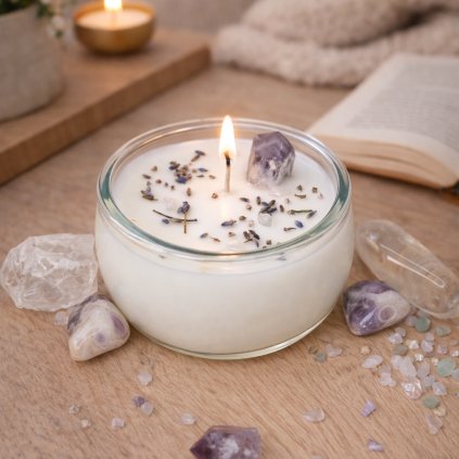 Krystalová svíčka – Harmonická vlna