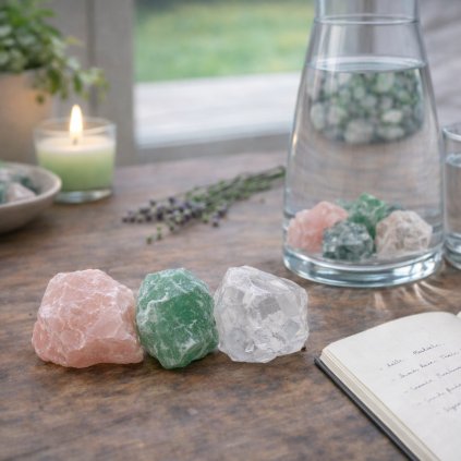 Krystalová sada – Zelené srdce