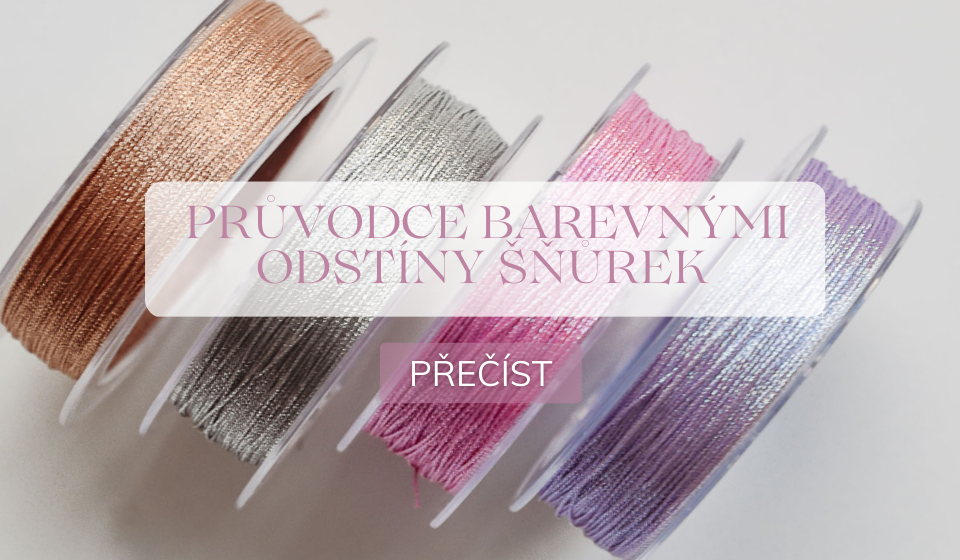 Průvodce barevnými odstíny šňůrek od Nufs Design