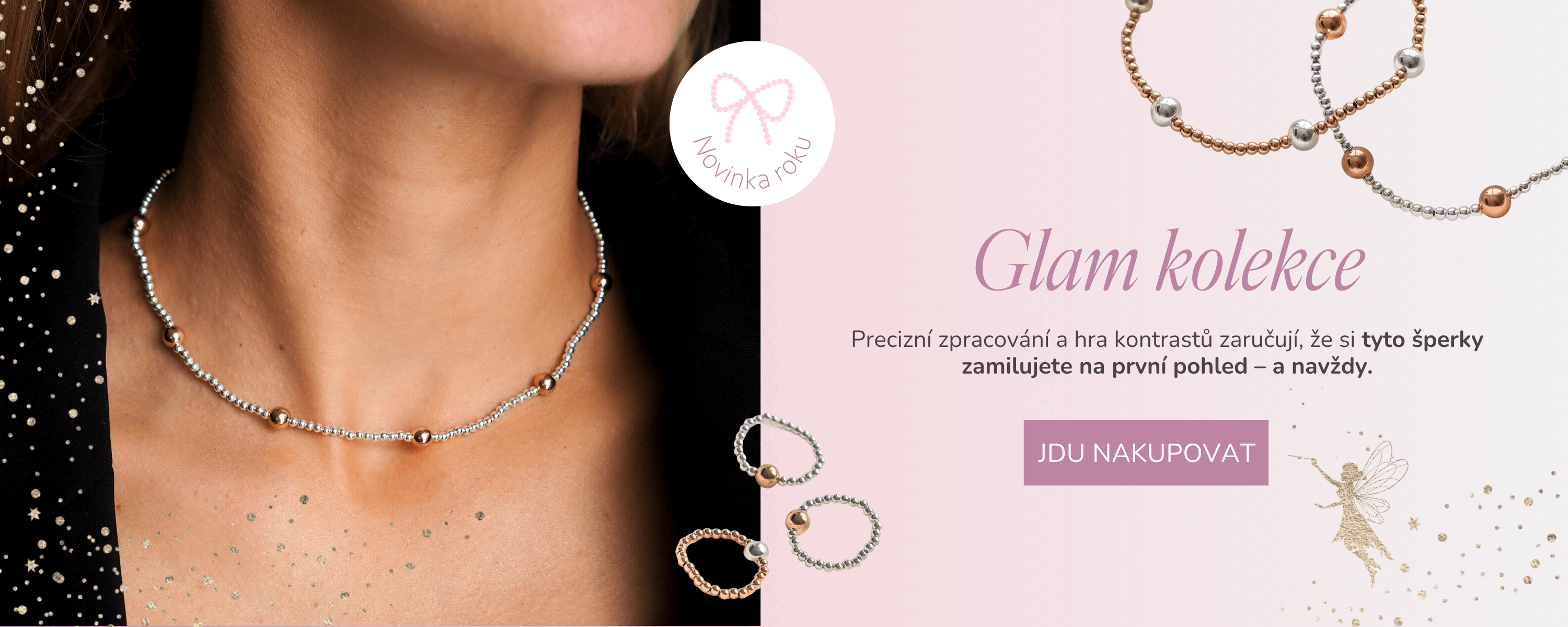 Glam kolekce - luxusní kolekce šperků Nufs Design