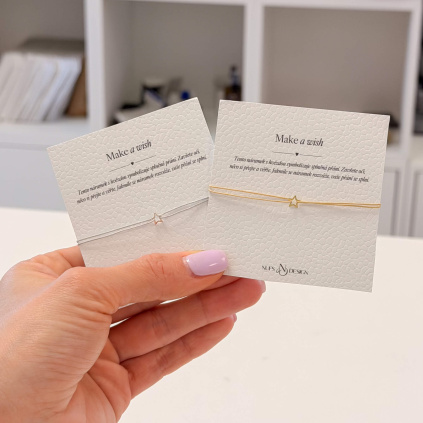 Náramek Make a wish stříbro Nufs Design