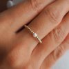 Prstýnek White gold filled Nufs Design