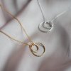 Náhrdelník Connection gold filled a sterlingové stříbro Nufs Design