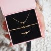 Set Asymmetry gold filled v krabičce Nufs Design