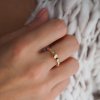 Prstýnek Asymmetry gold filled Nufs Design