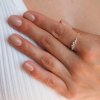 Řetízkový prstýnek Bubble ze sterlingového stříbra Nufs Design