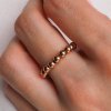 4 mm kuličkový prstýnek Classic rose gold filled