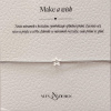 Náramek Make a wish stříbro Nufs Design