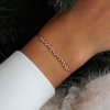 Bubble Minimal náramek na šňůrce je minimalistický náramek pro všechny milovnice rose gold barvy Nufs Design