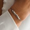 Stříbrný Bubble Sparkle náramek na vánoční věčírek nebo ke stromečku Nufs Design