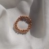 Prstýnek Bubble rose gold filled Nufs Design
