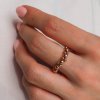 Prstýnek Bubble rose gold filled Nufs Design