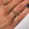 Prstýnek Bubble gold filled Nufs Design na ruce
