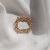 Prstýnek Bubble gold filled Nufs Design detail