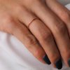 Minimalistický prstýnek Circle gold filled Nufs Design
