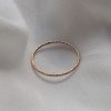 Minimalistický prstýnek Circle gold filled Nufs Design