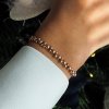 Náramek Full Bubble z rose gold filled materiálu na ruce Nufs Design