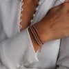 Náramek Twist rose gold filled Nufs Design