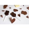 Hořké čokoládové lízátko s chilli srdce