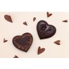 Srdce z hořké čokolády 54,5% s chilli