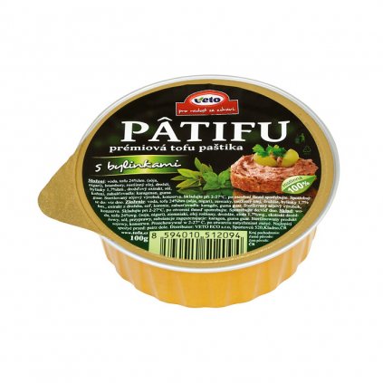 Paštika tofu s bylinkami Patifu-ALU 100g VETO | NUGATU