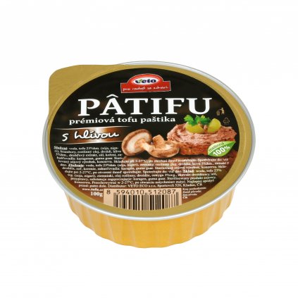 Paštika tofu s hlívou Patifu-ALU 100g VETO | NUGATU