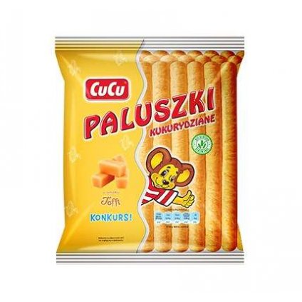 Paluszki karamelové kukuř. bezl. 80g GUZIK | NUGATU