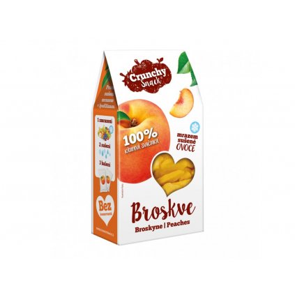 Ovoce suš. mraz. broskve plátky bezlepkové 15g CRU