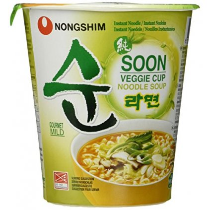 30139 instantni nudle soon veggie cup 67g nongshim