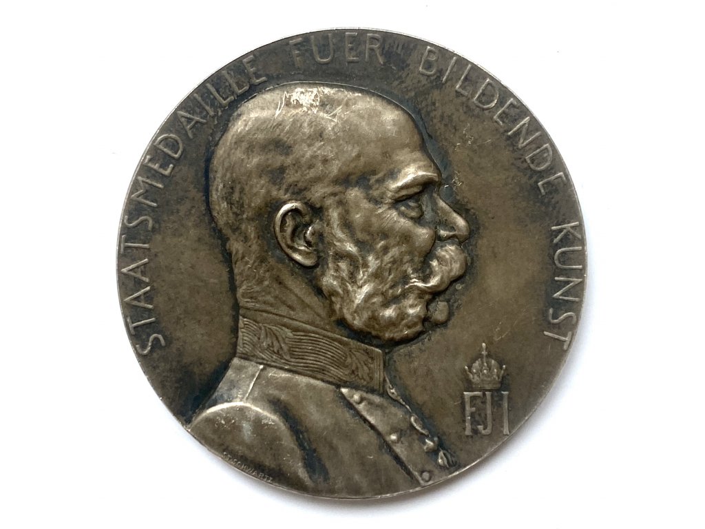 AR medaile Staatsmedaille für Bildende Kunst – FJI. 1907