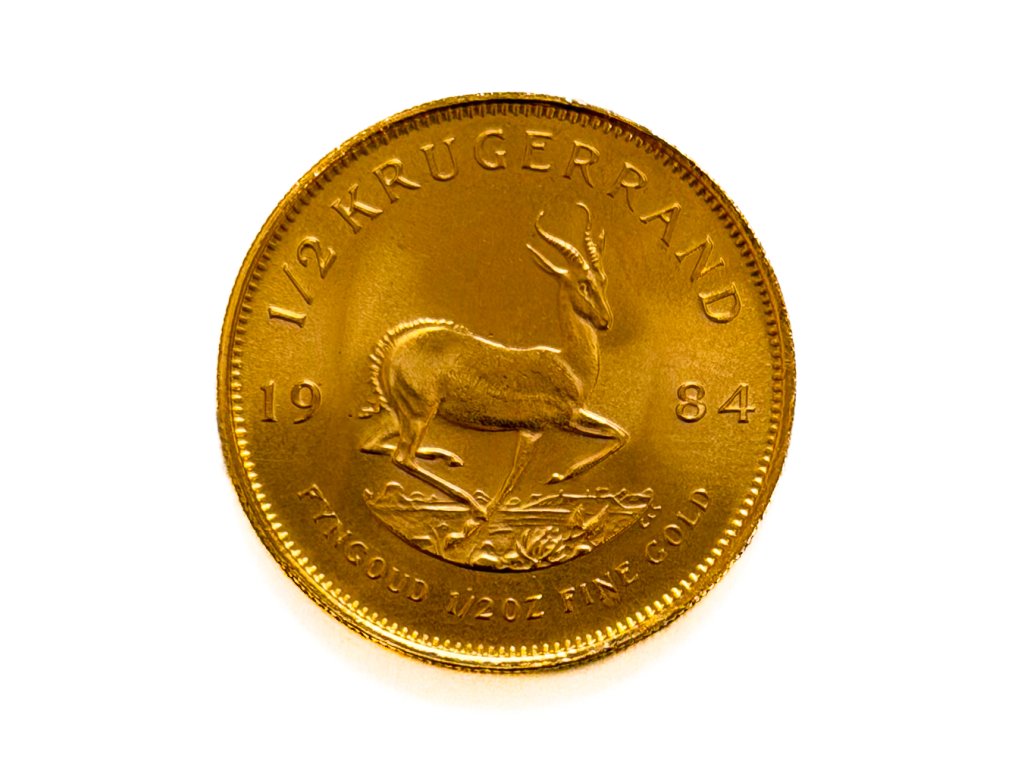 Zlatý 1/2 Krugerrand (1/2 Oz), 1984 JAR