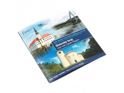 Sada oběžných mincí 2021 Ústecký kraj stand