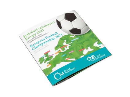 Sada oběžných mincí 2021 ME ve fotbale stand