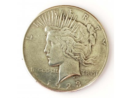Stříbrný 1 Dollar Peace, 1923 USA