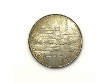 Stříbrná 50 Koruna – Bratislava, 1986 ČSR BK