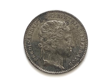 Stříbrný korunovační žeton Ferdinand V. Praha 1836