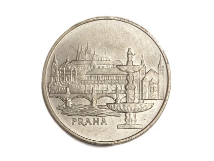 Stříbrná 50 Koruna – Praha, 1986 ČSR BK