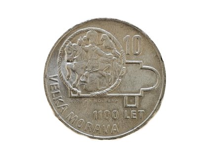 Stříbrná 10 Koruna – 1000. výročí Velké Moravy, 1966 ČSR