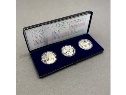 Sada 3 stříbrných medailí > Vstup nových členů do NATO 1999 proof