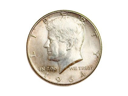 Stříbrný Half Dollar – Kennedy, 1964 USA UNC