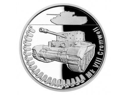 stribrna mince obrnena technika mk viii cromwell proof 150310038