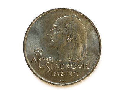 Stříbrná 20 Koruna – Andrej Sládkovič, 1972 ČSSR