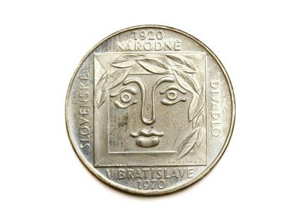 Stříbrná 25 Koruna – Slovenské národné divadlo, 1970 ČSSR