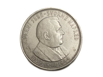 Stříbrná 50 Koruna – Dr. Josef Tiso 1944, Slovenská republika
