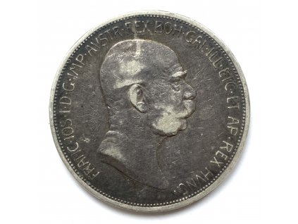 Stříbrná výroční 5 koruna 1908 – FJI., Rakousko-Uhersko