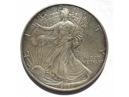 Stříbrný 1 Dollar „American Silver Eagle" 1993 USA