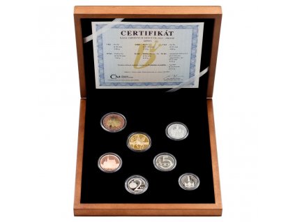 sada obeznych minci 2023 proof drevena etue nizke cislo 171450177
