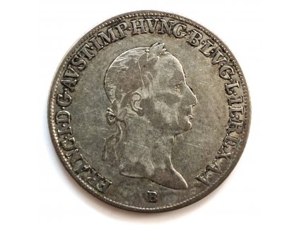 Stříbrný 20 Krejcar 1835 B František II.